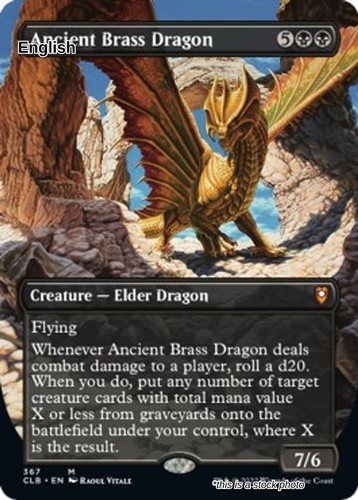 Ancient brass dragon - brass,